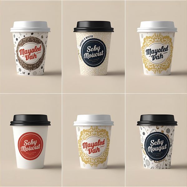 mẫu cốc giấy khác biệt giúp tạo ấn tượng thương hiệu và giữ khách trung thành