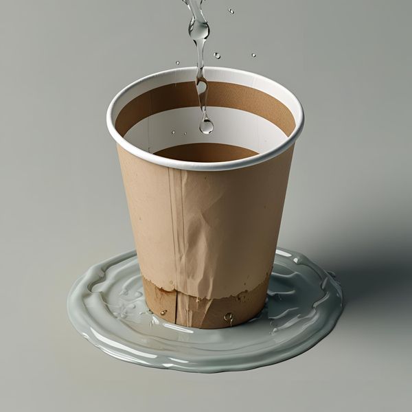 in cốc giấy giá rẻ kém chất lượng làm mất hình ảnh thương hiệu