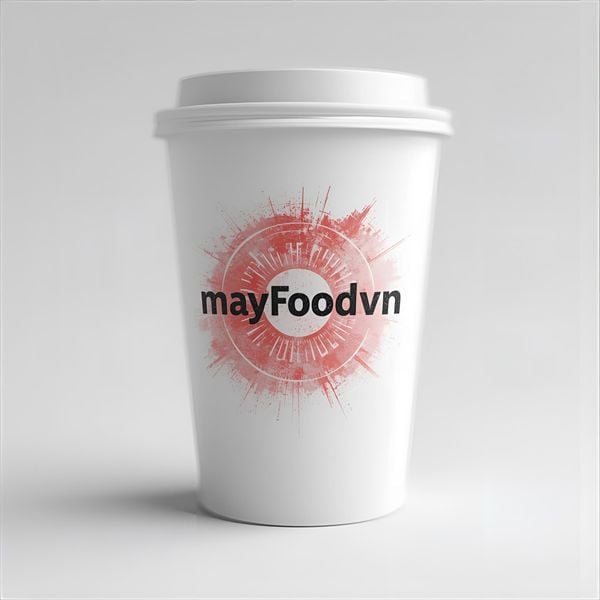 mực in logo trên cốc giấy giá rẻ bị nhòe gây mất thẩm mỹ thương hiệu