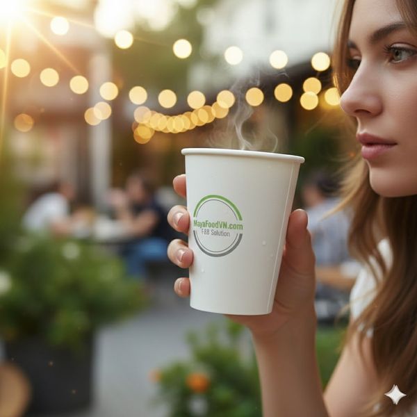 Chiếc ly giấy cùng khoảng khắc cầm ly trên tay, thương hiệu bạn đã có cơ hội bước vào tâm trí khách hàng