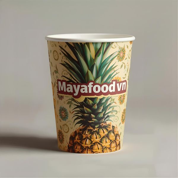 cốc giấy thiết kế riêng giúp tăng nhận diện thương hiệu quán cà phê