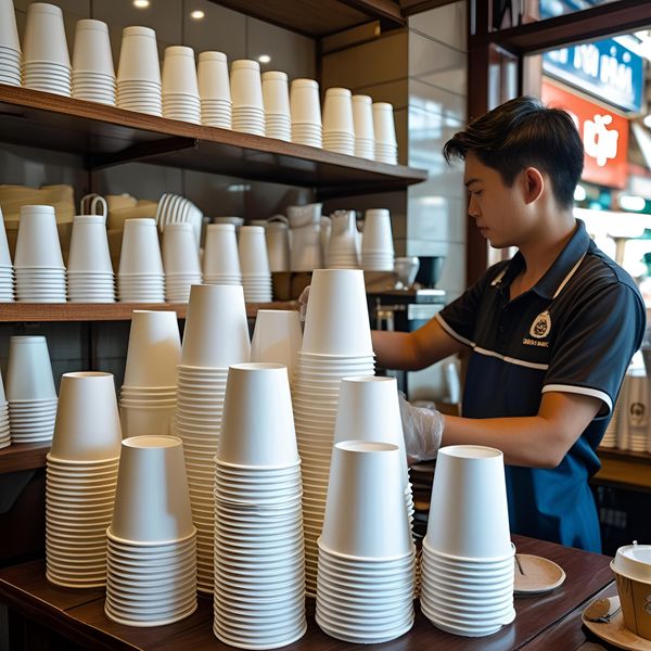 giao hàng cốc giấy trễ khiến quán cà phê mất khách