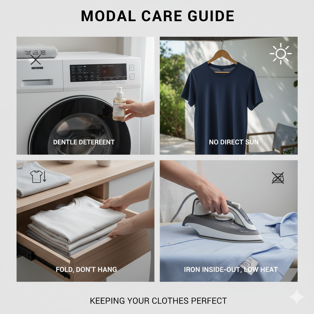 Vải Modal là gì? Cách chăm sóc vải Modal bền đẹp lâu dài