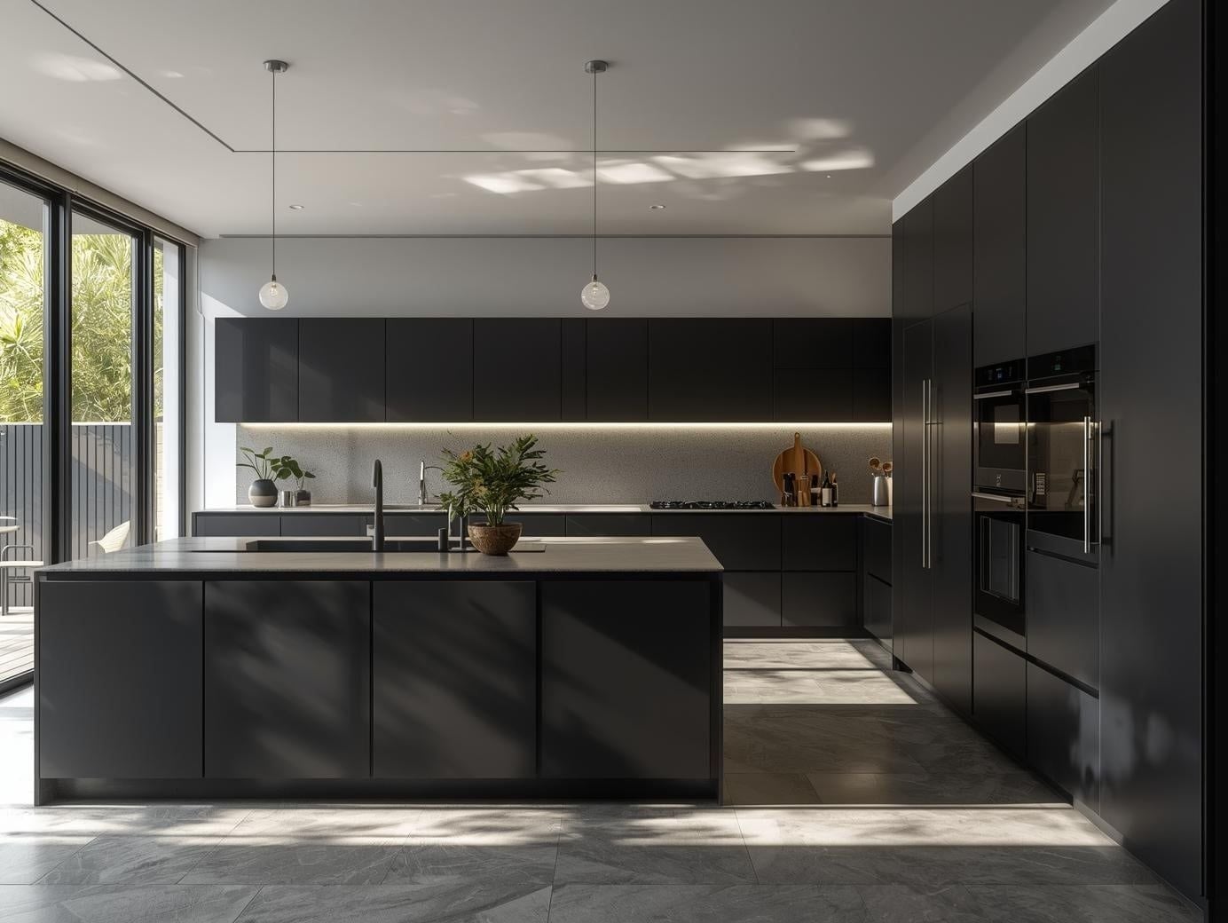 Matte Black Kitchen Cabinets and Finish Performance Over Time