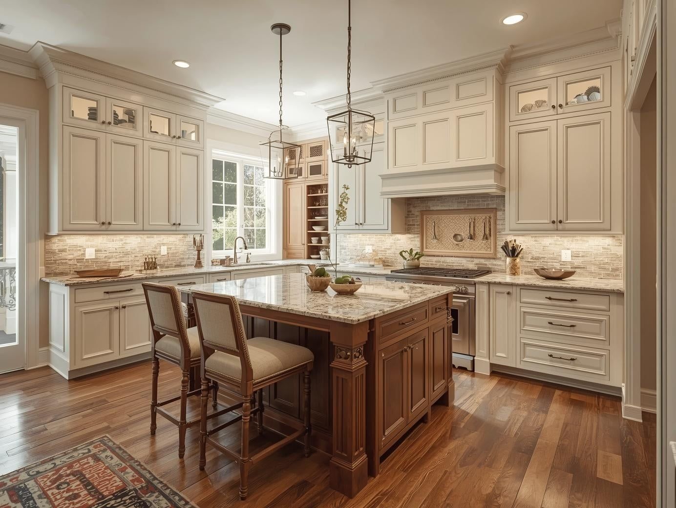 Decorative-traditional-kitchen-cabinets