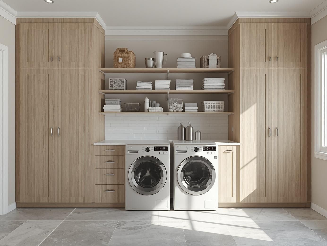 Laundry Room Cabinets Ideas for Better Storage and Layout - VIC Cabinet