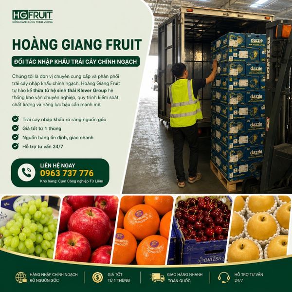 Hoàng Giang Fruit - Chuyên cung cấp hoa quả sạch toàn quốc