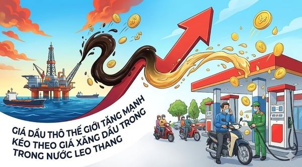 giá xăng dầu biến động mạnh