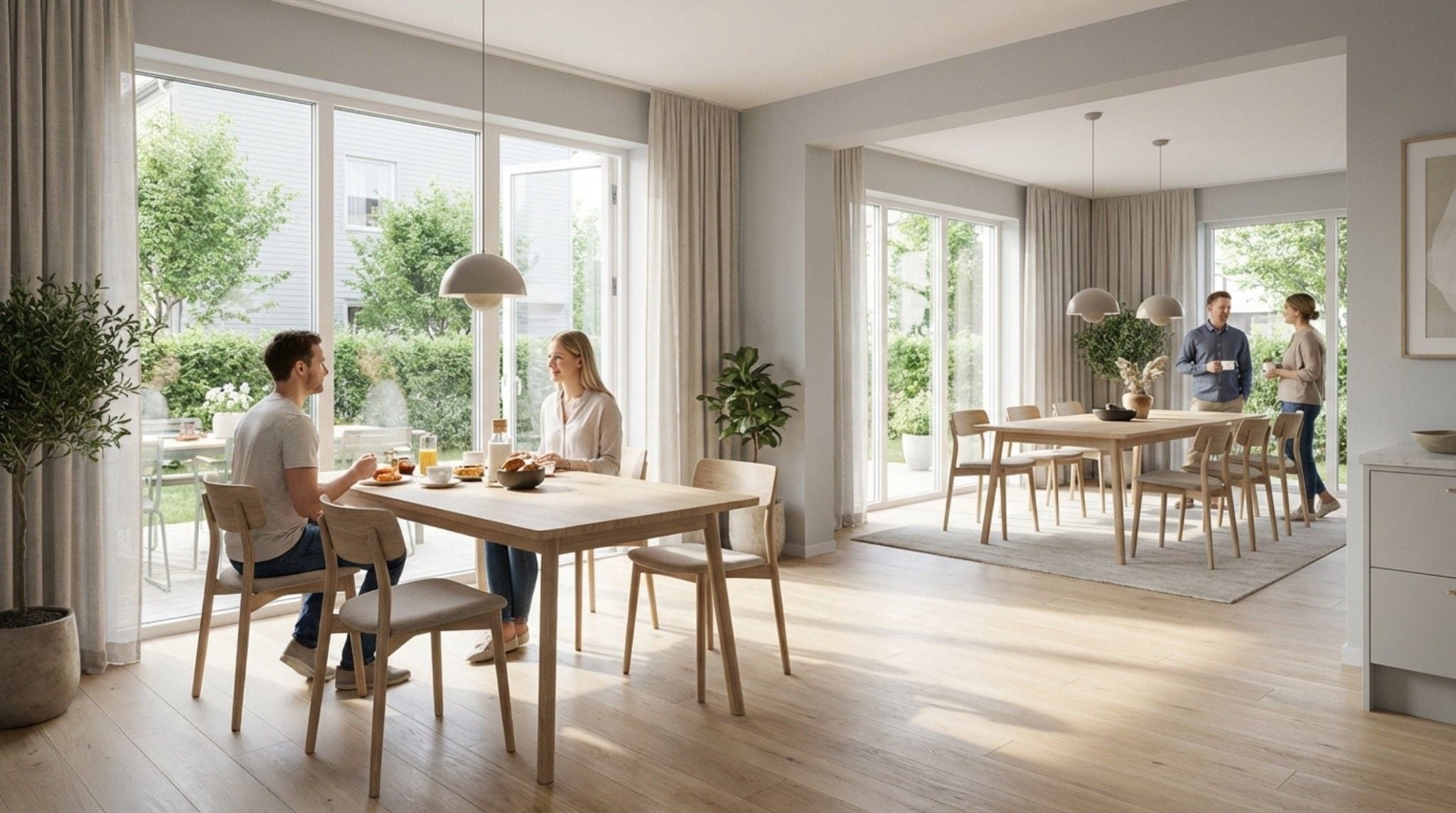 Diện Tích Tối Thiểu Để Đặt Bàn Ăn Là Bao Nhiêu?