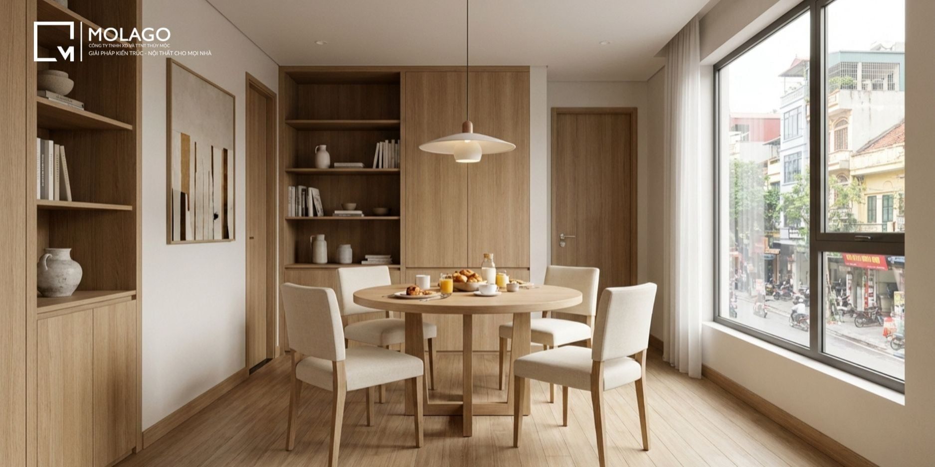 Chọn Bàn Ghế Ăn Phù Hợp Với Diện Tích Phòng