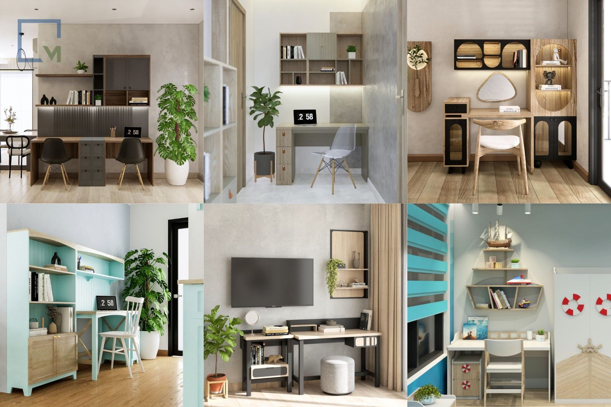 Phong Cách Bàn Làm Việc Đẹp Và Hiện Đại