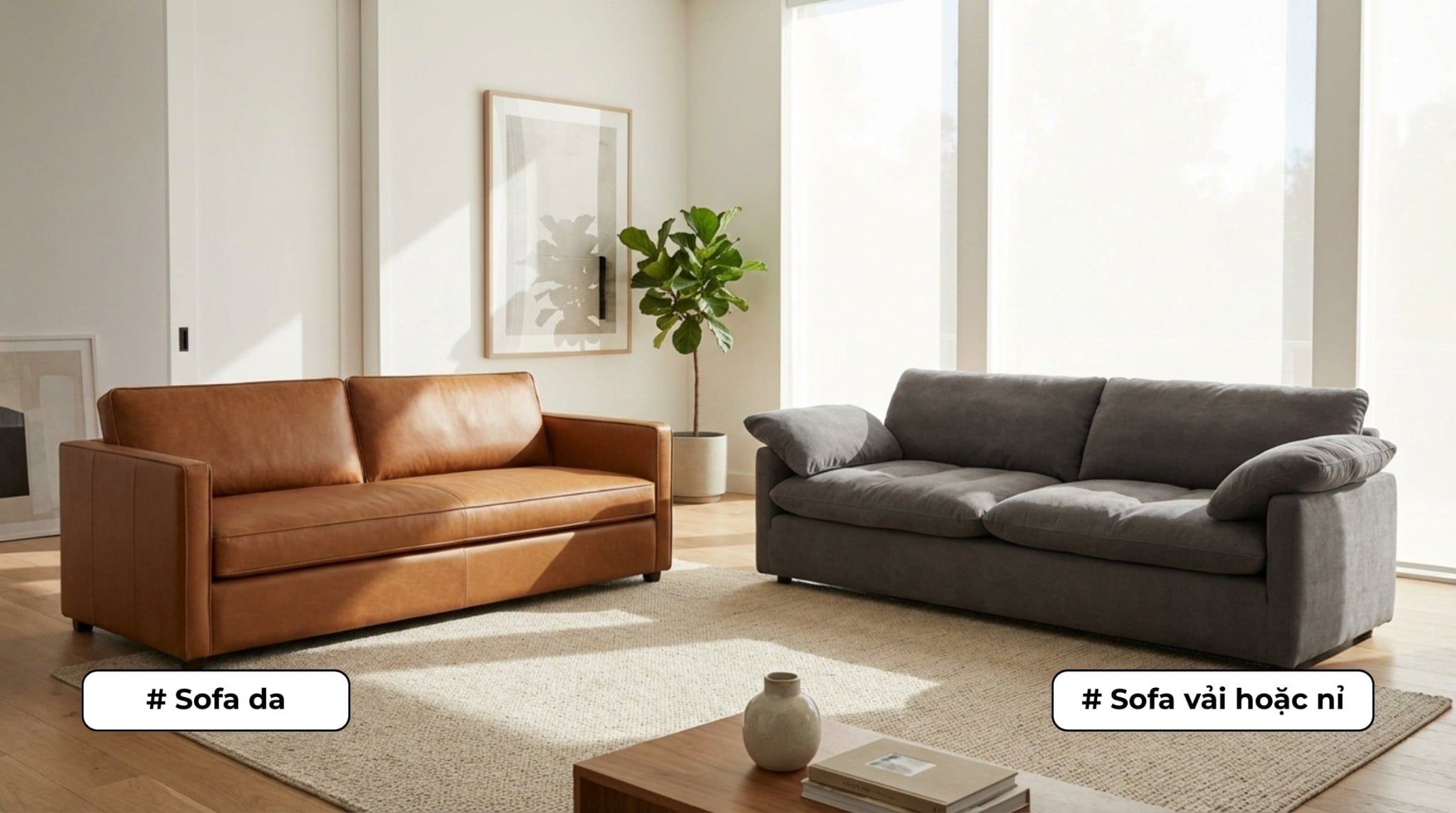 Kích Thước Sofa Tiêu Chuẩn Phù Hợp Với Không Gian