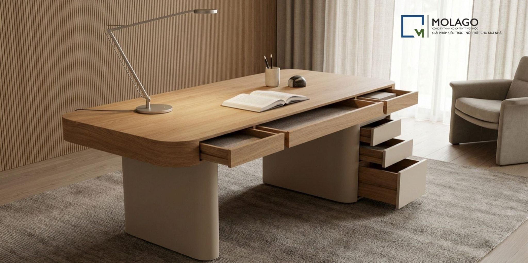 Kích Thước Bàn Làm Việc Tiêu Chuẩn Phù Hợp