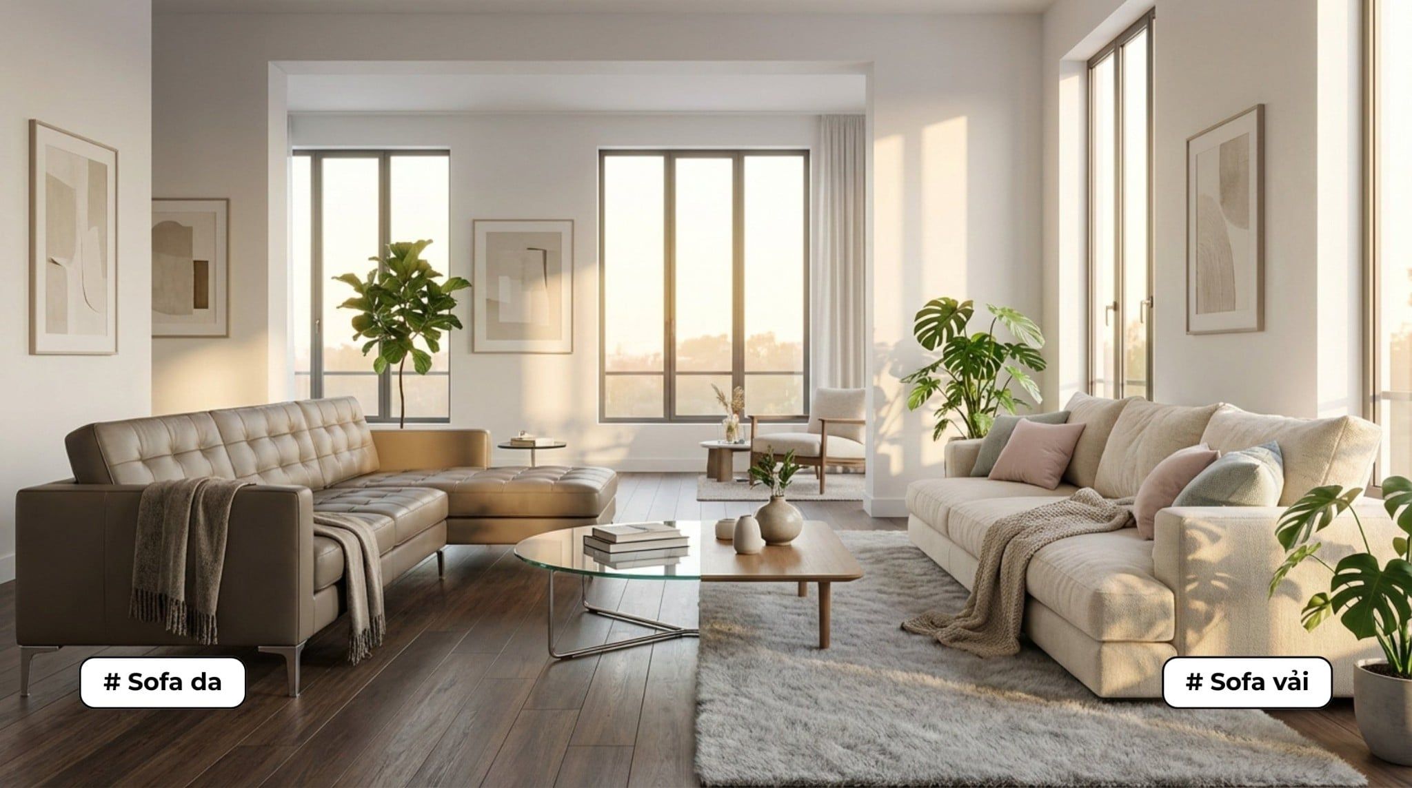 Sofa Da Hay Sofa Vải? Nên Chọn Loại Nào Cho Gia Đình