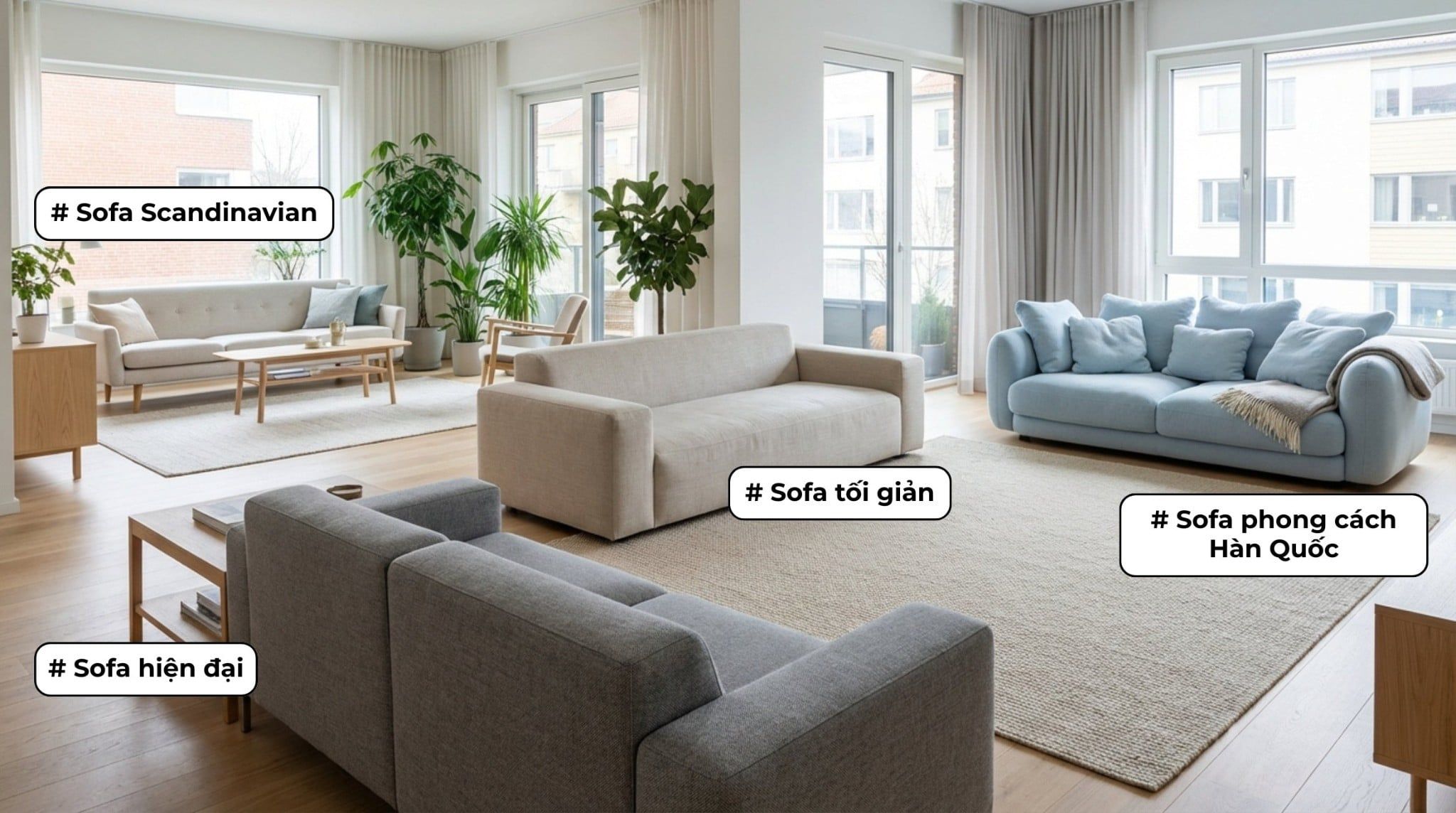 Các Mẫu Sofa Đẹp Hiện Đại Được Ưa Chuộng Hiện Nay