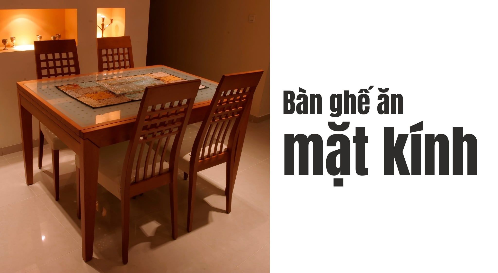 Chất liệu bàn ghế ăn được ưa chuộng hiện nay