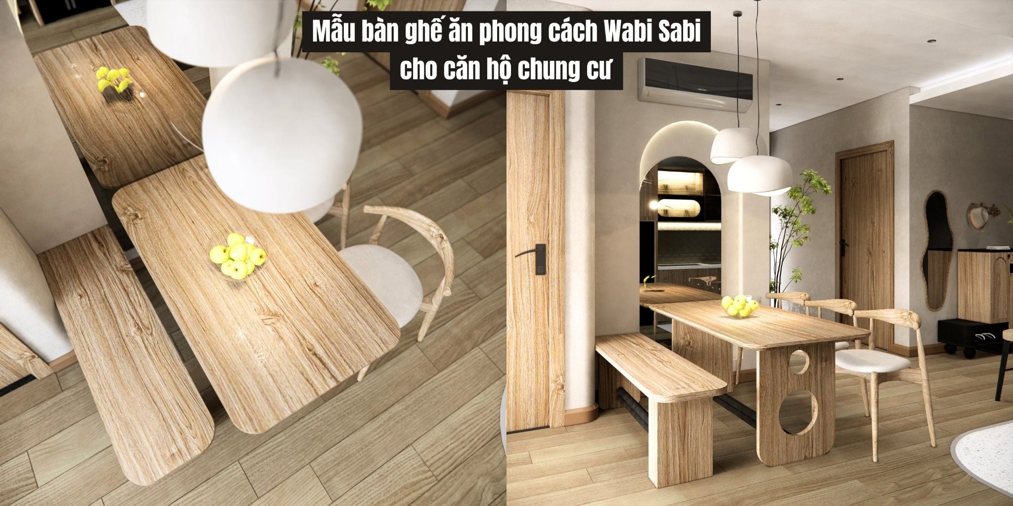 Bàn ghế ăn cho 4 - 8 người trong gia đình