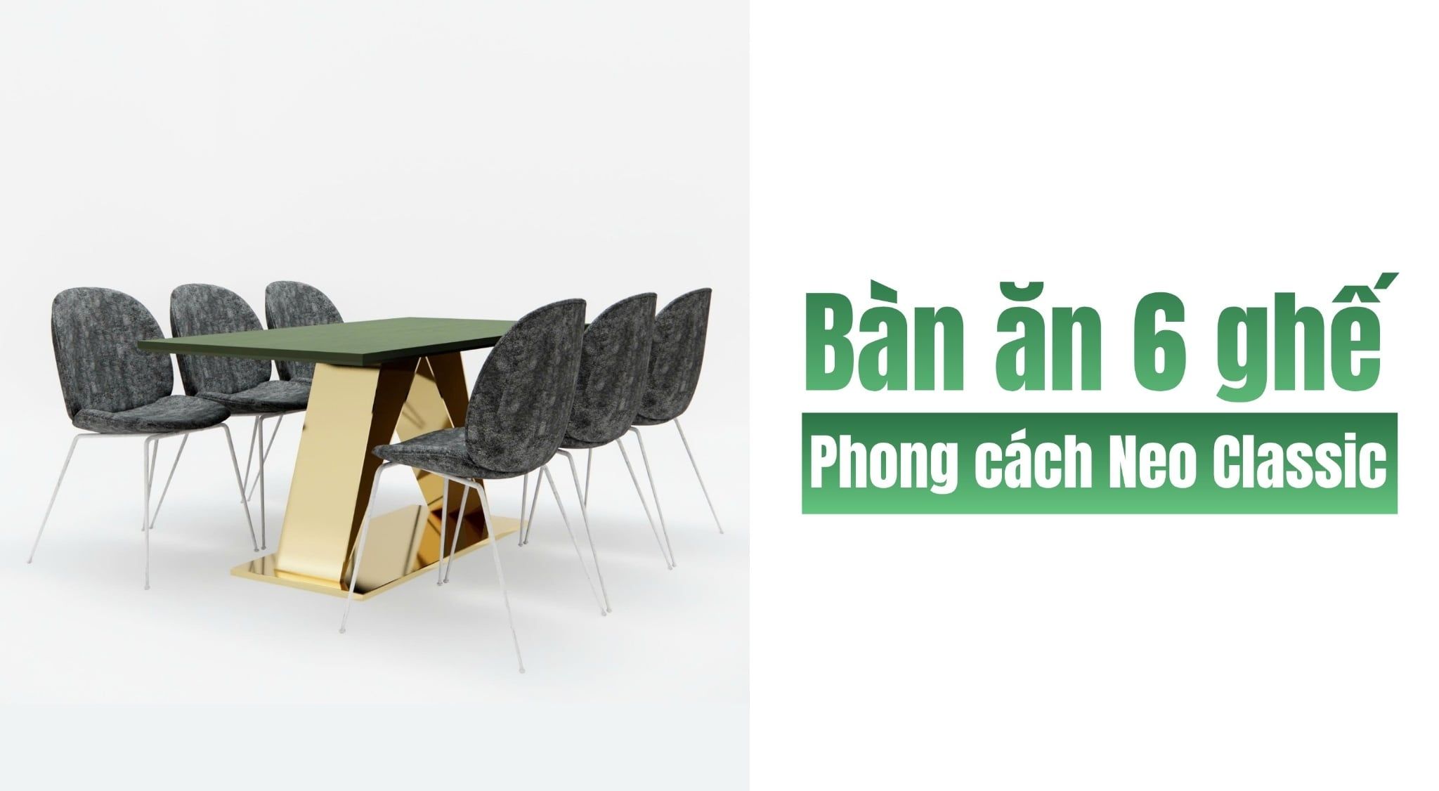 Mẫu bàn ăn 6 ghế chất lượng và giá tốt