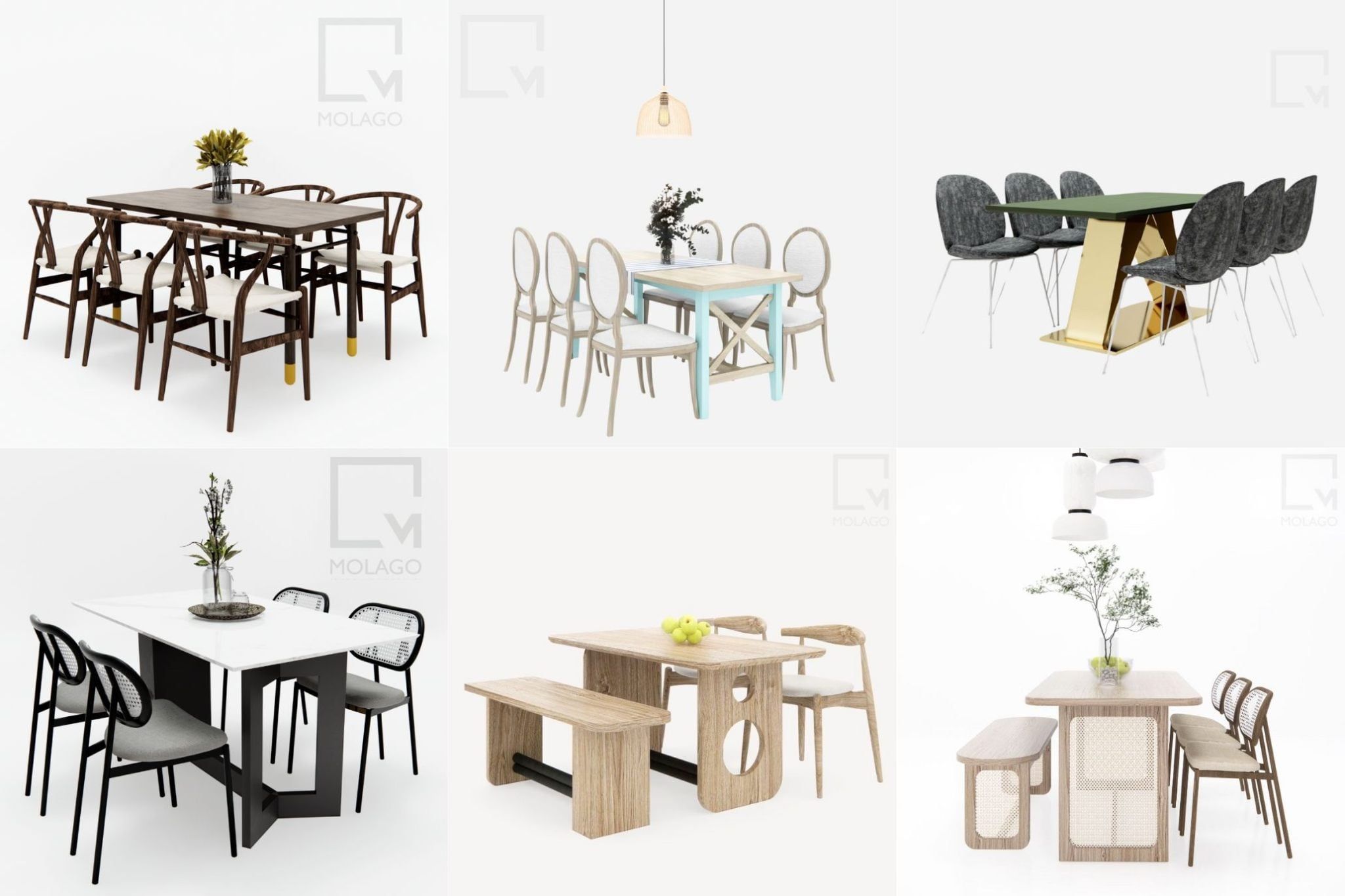 Xu Hướng Bàn Ghế Ăn Hiện Đại Được Ưa Chuộng