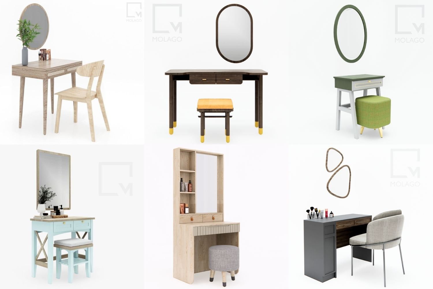 Nên Chọn Bàn Trang Điểm Gỗ Công Nghiệp Hay Gỗ Tự Nhiên