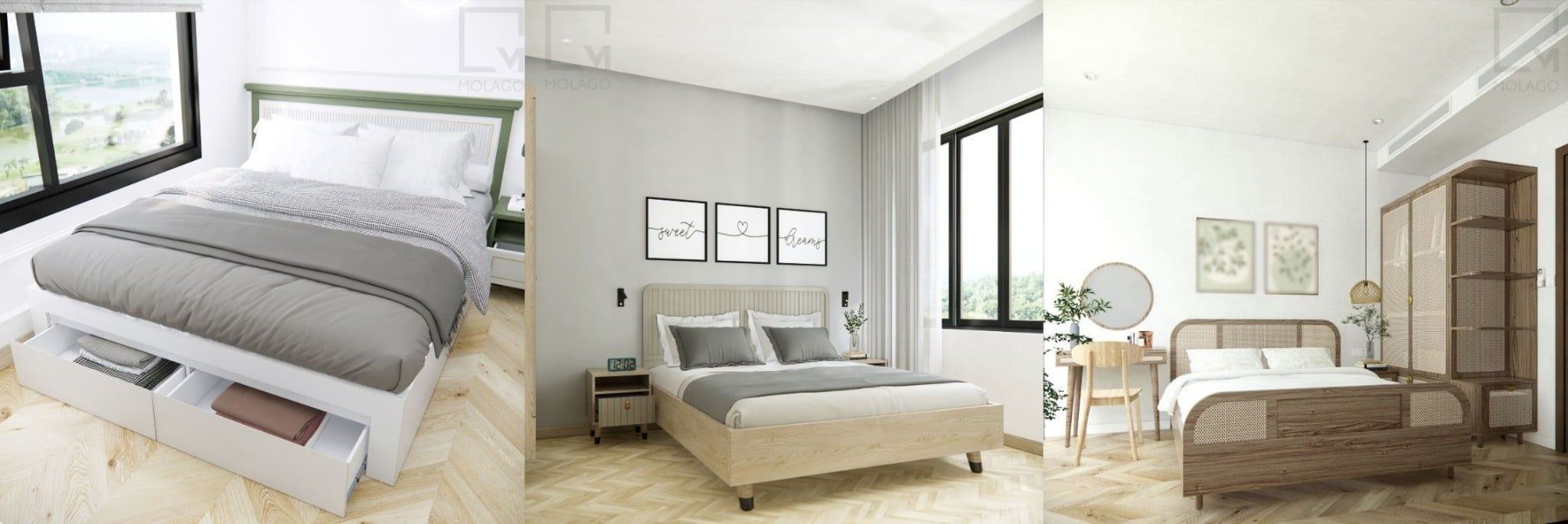 Giường Ngủ Hiện Đại Cho Không Gian Sống
