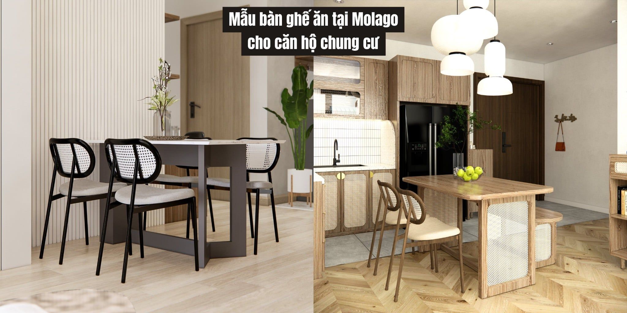 Mẫu bàn ăn 4 ghế giá tốt và hiện đại
