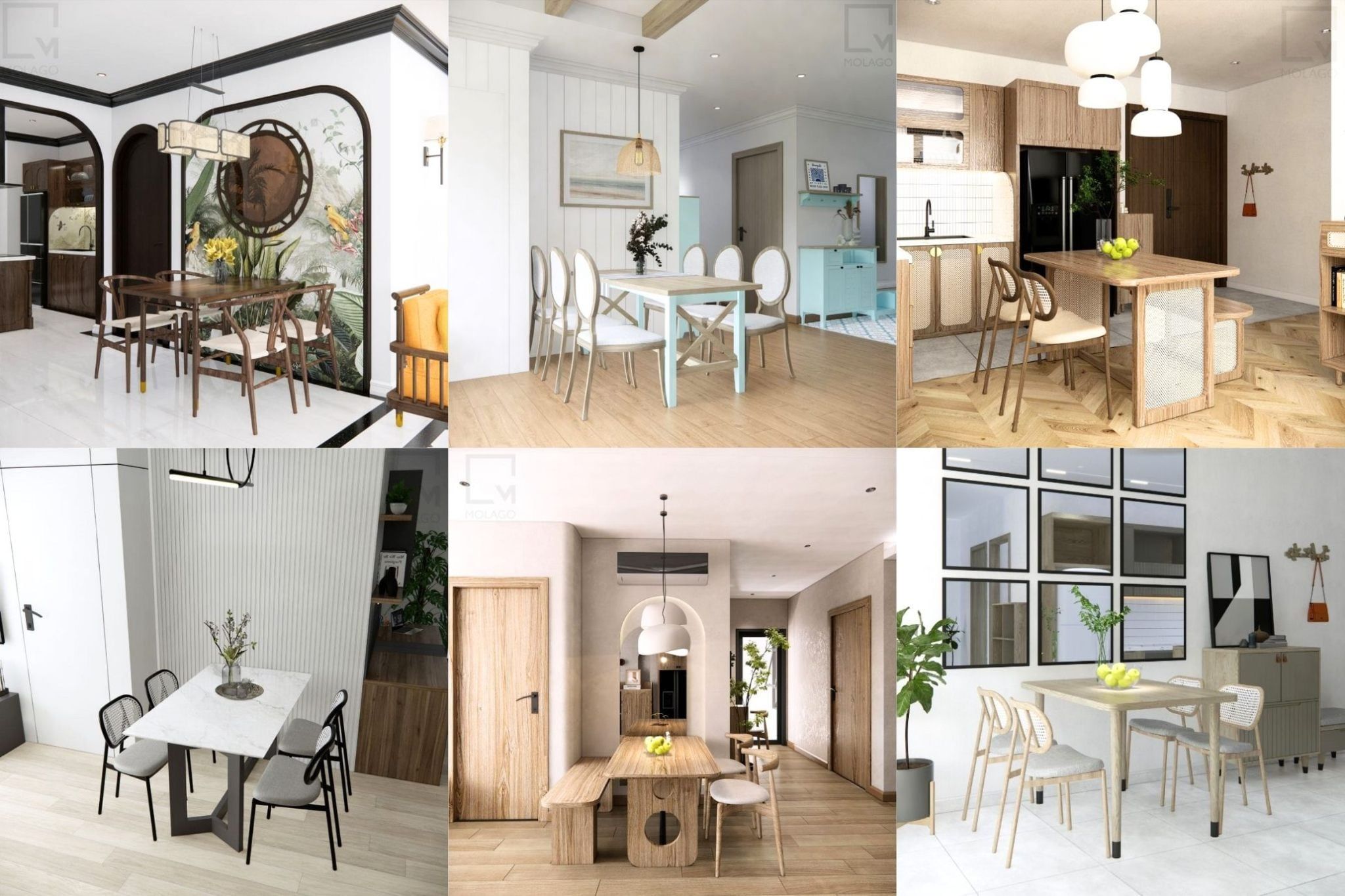 Bàn Ghế Ăn Cho Chung Cư Nhỏ Tối Ưu Không Gian