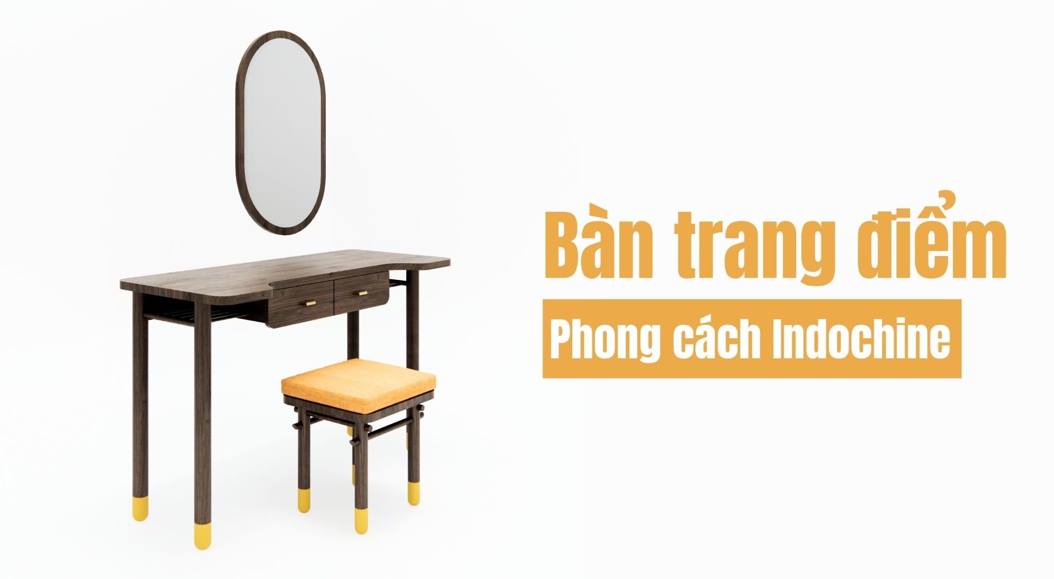 Bàn trang điểm với đa dạng các phong cách