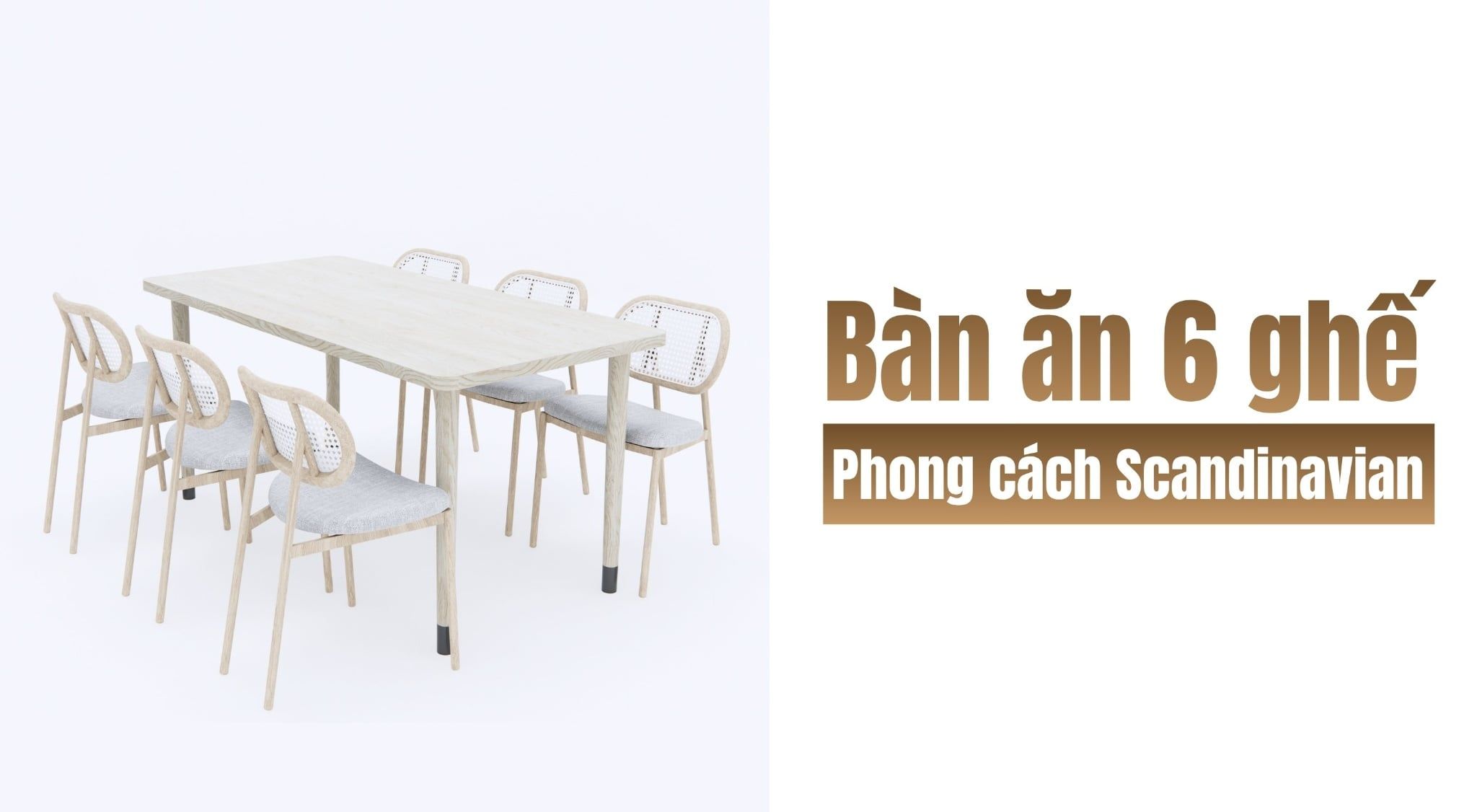 Mẫu bàn ăn 6 ghế chất lượng và giá tốt