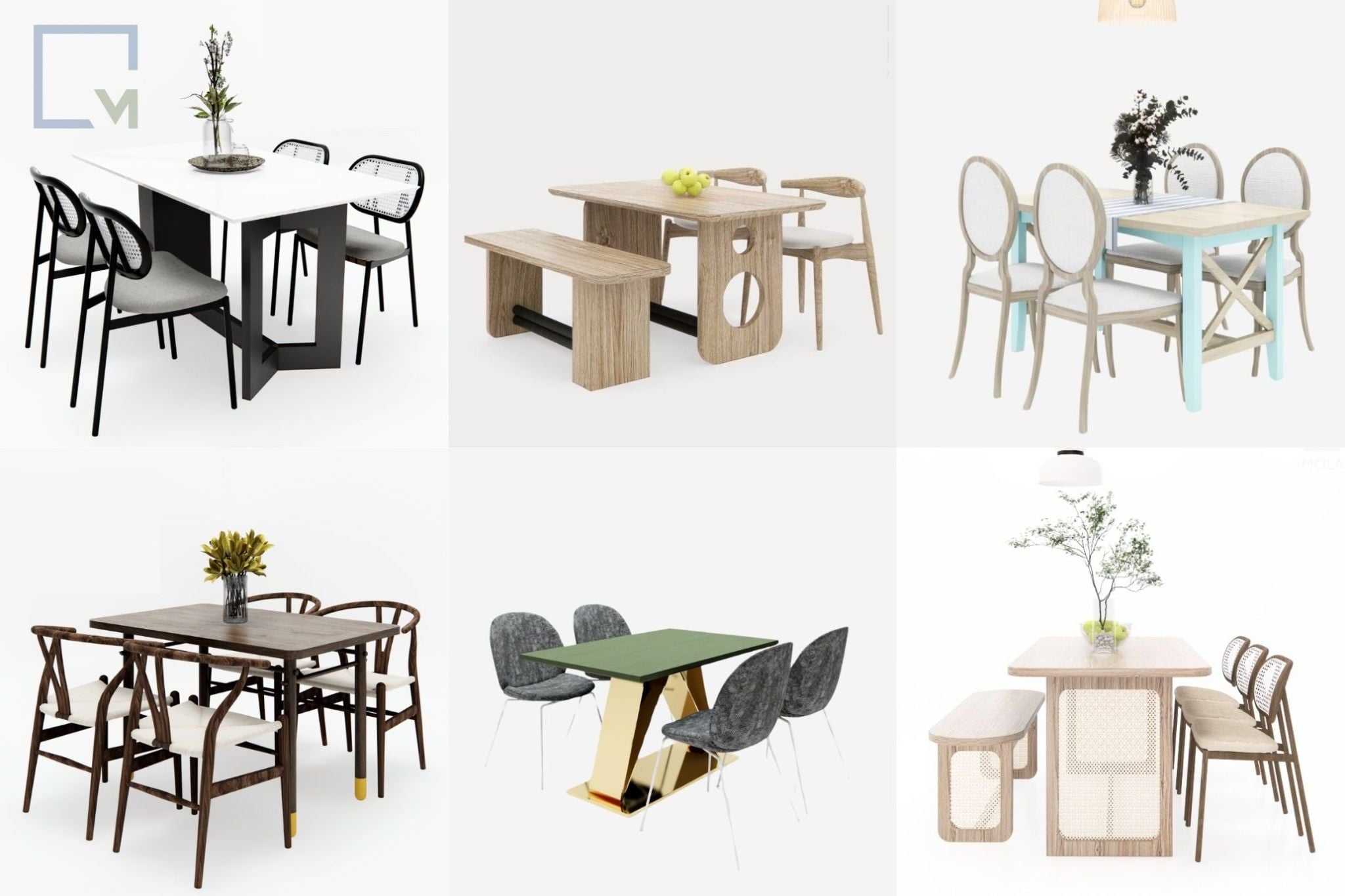 Chọn Bàn Ghế Ăn 4 Ghế, 6 Ghế Hay 8 Ghế Cho Gia Đình?