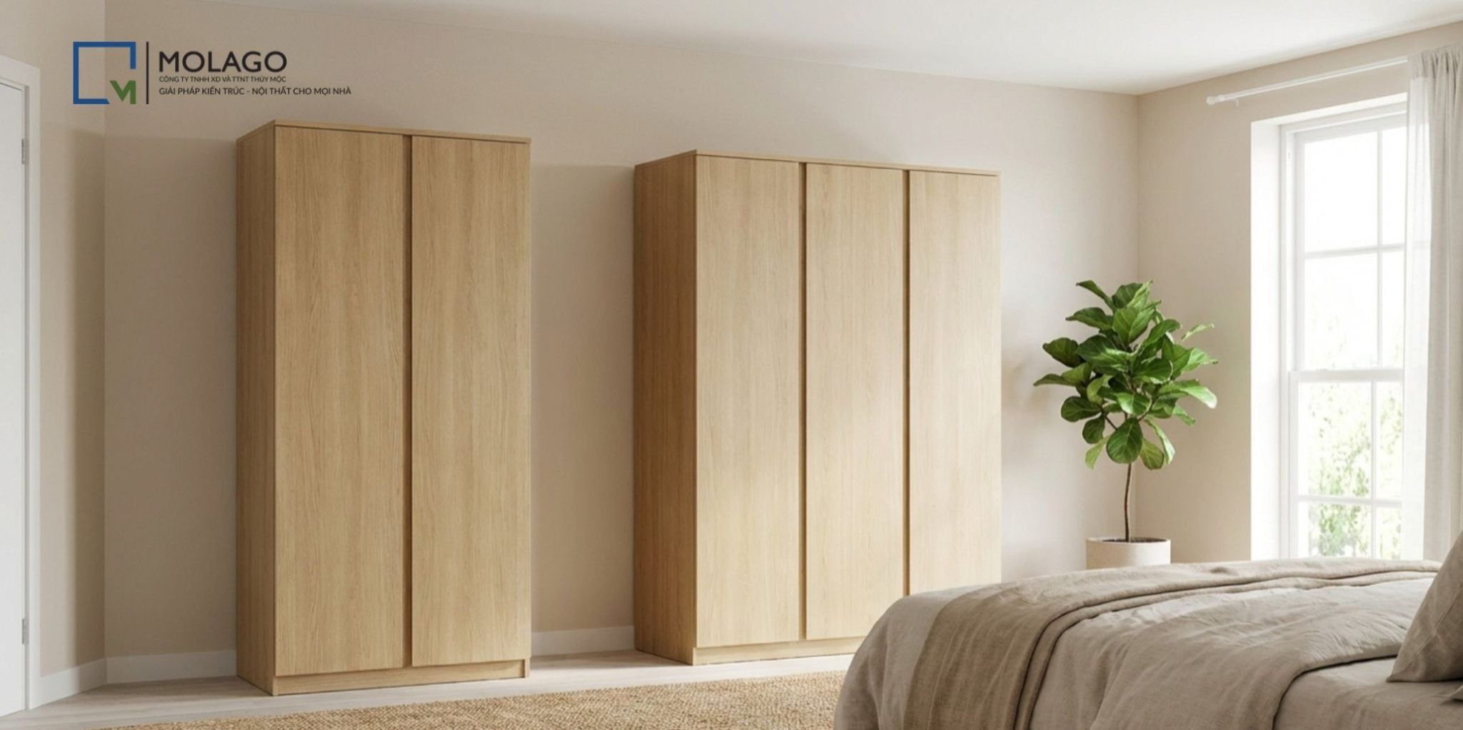 Kích Thước Tủ Quần Áo Phù Hợp Với Phòng Ngủ