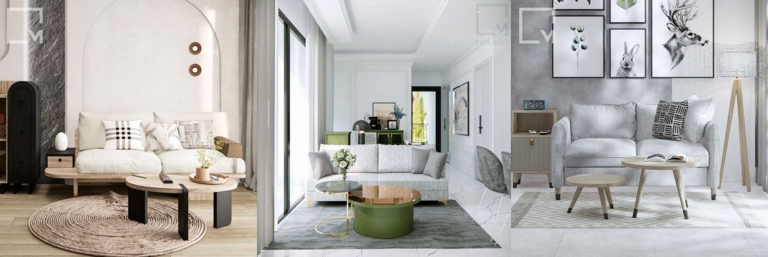 Ghế Sofa Phòng Khách Sang Trọng Cho Không Gian Sống