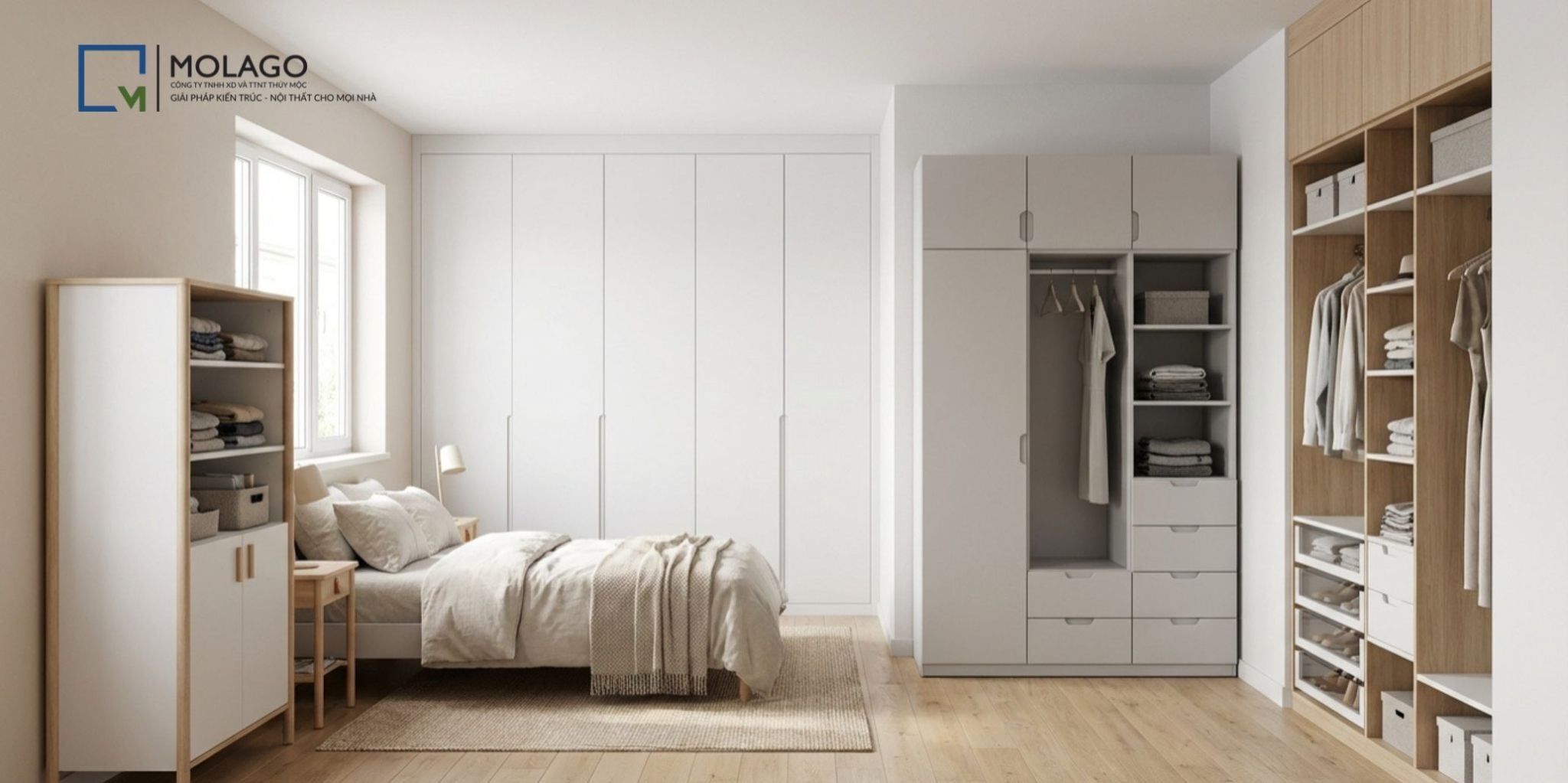 Tủ Quần Áo Cho Phòng Ngủ Nhỏ