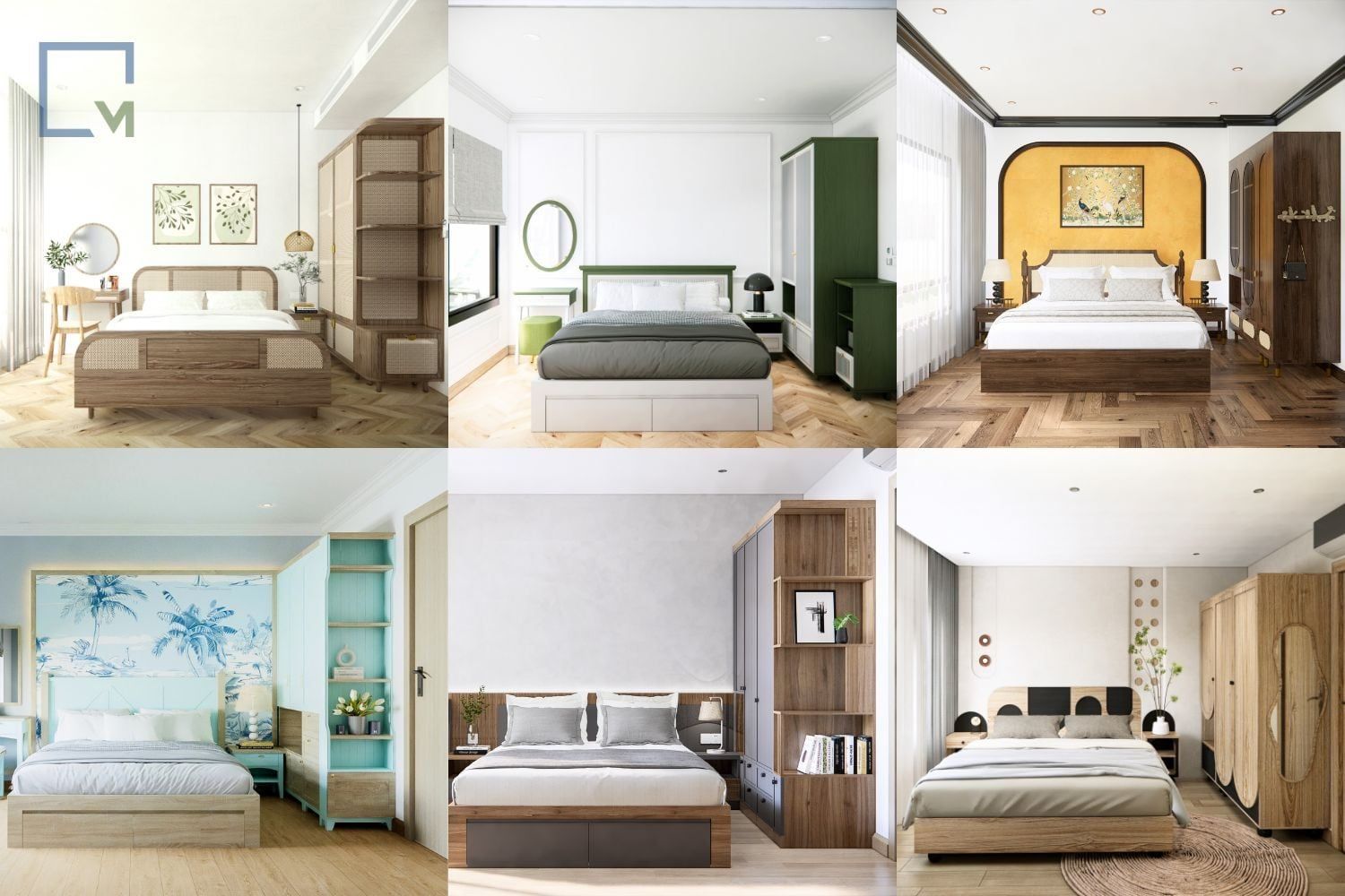 Chọn Tủ Quần Áo Phù Hợp Với Diện Tích Phòng Ngủ