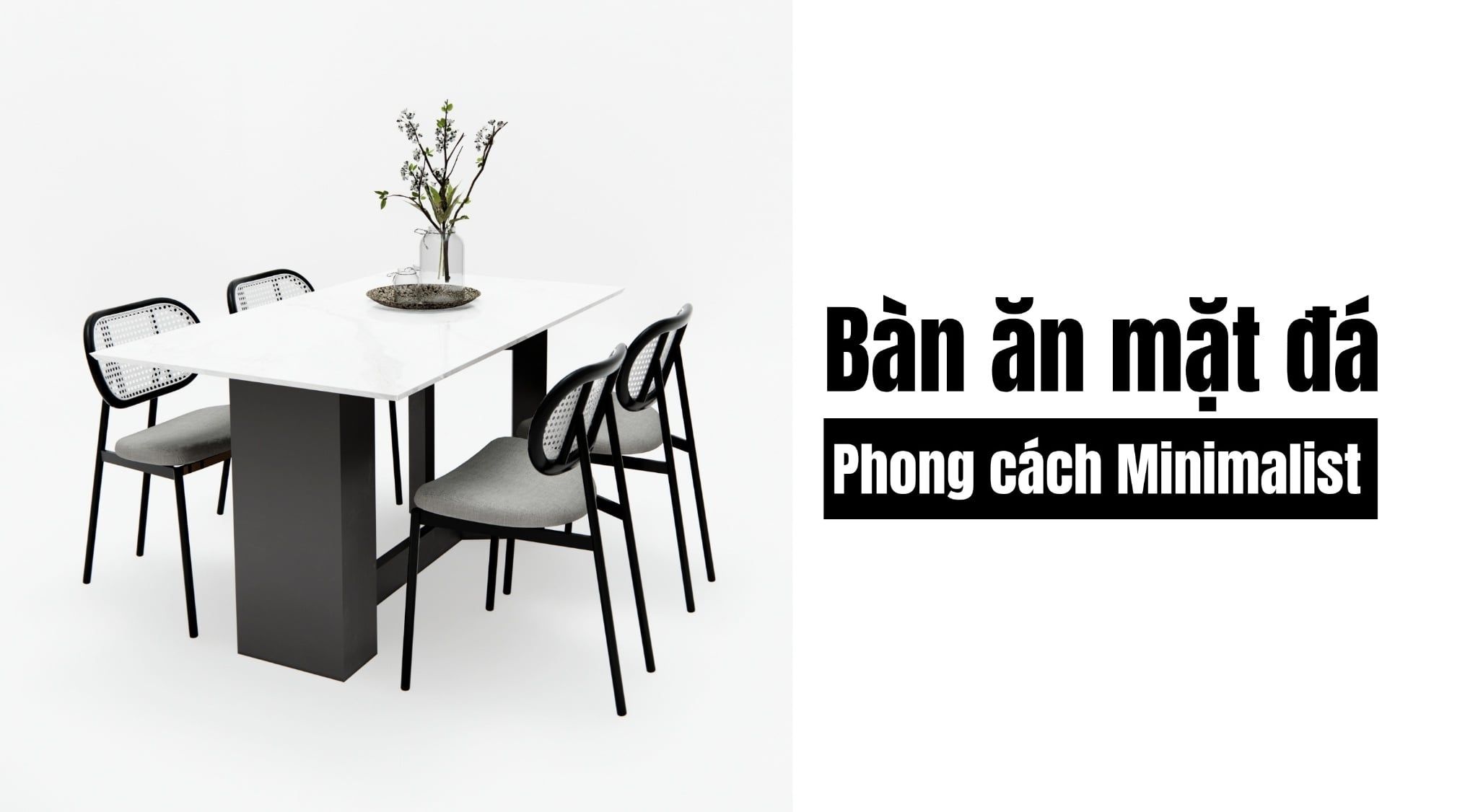 Nên chọn bàn ăn mặt đá hay mặt gỗ
