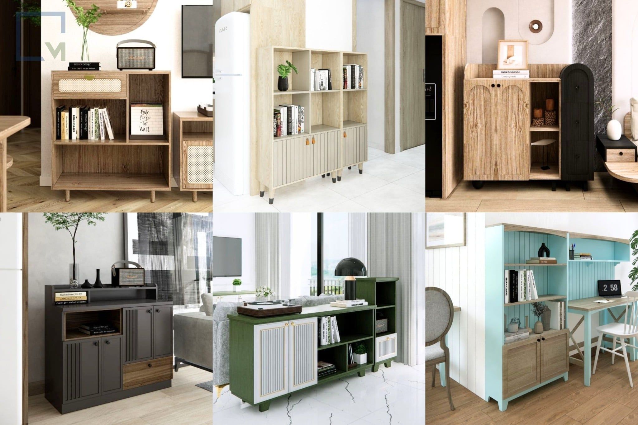 Tủ Kệ Gỗ Tự Nhiên Hay Công Nghiệp?