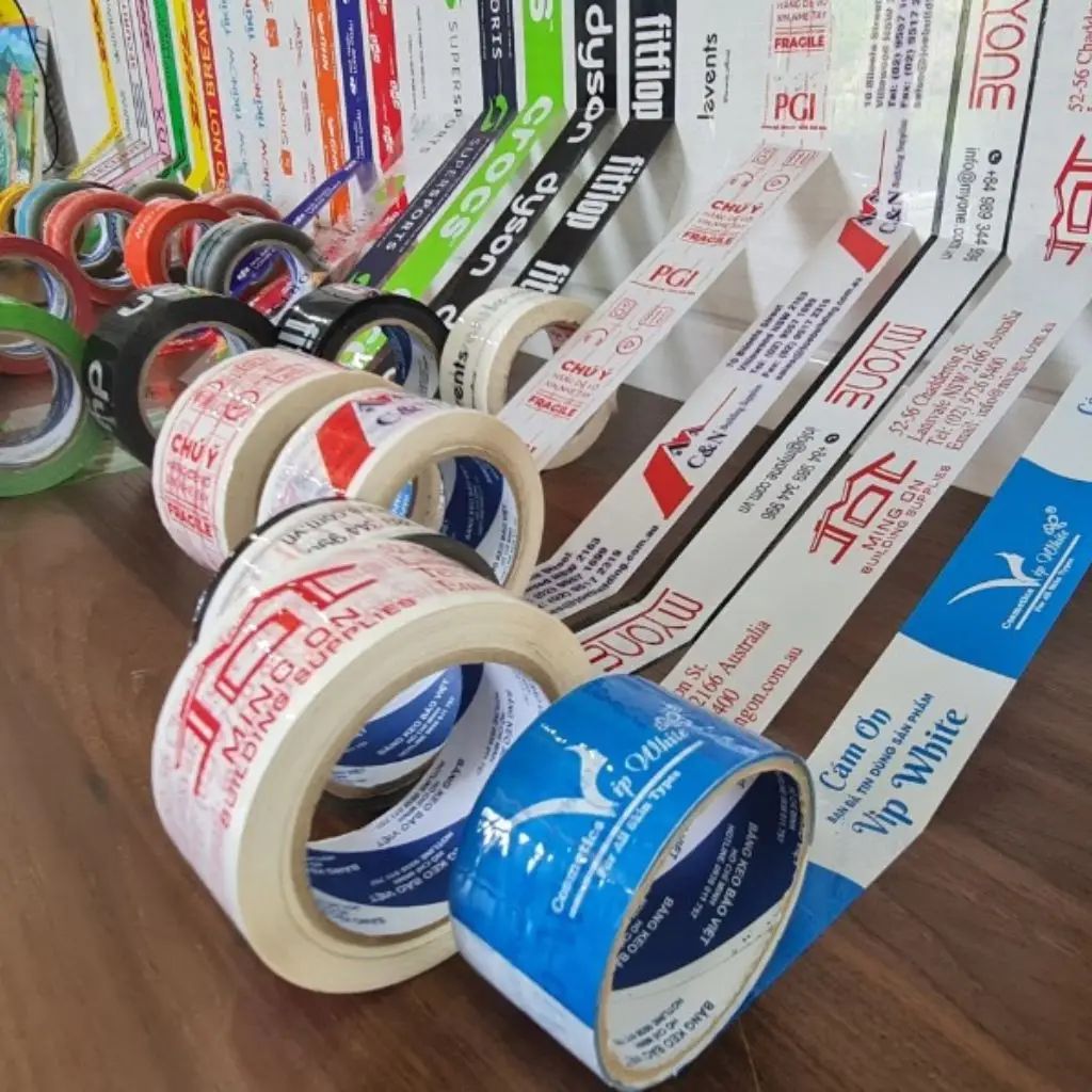 In băng keo logo - Tối ưu thương hiệu với thiết kế riêng đặc trưng