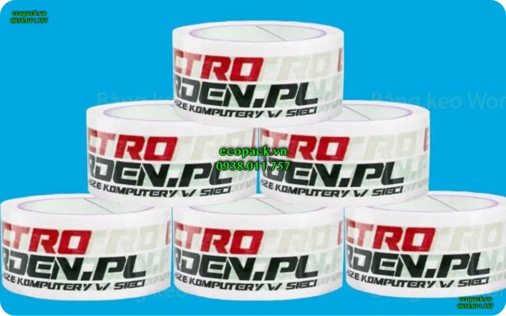 Băng keo in logo - Sản phẩm quảng cáo hiệu quả  số 1 cho doanh nghiệp bạn