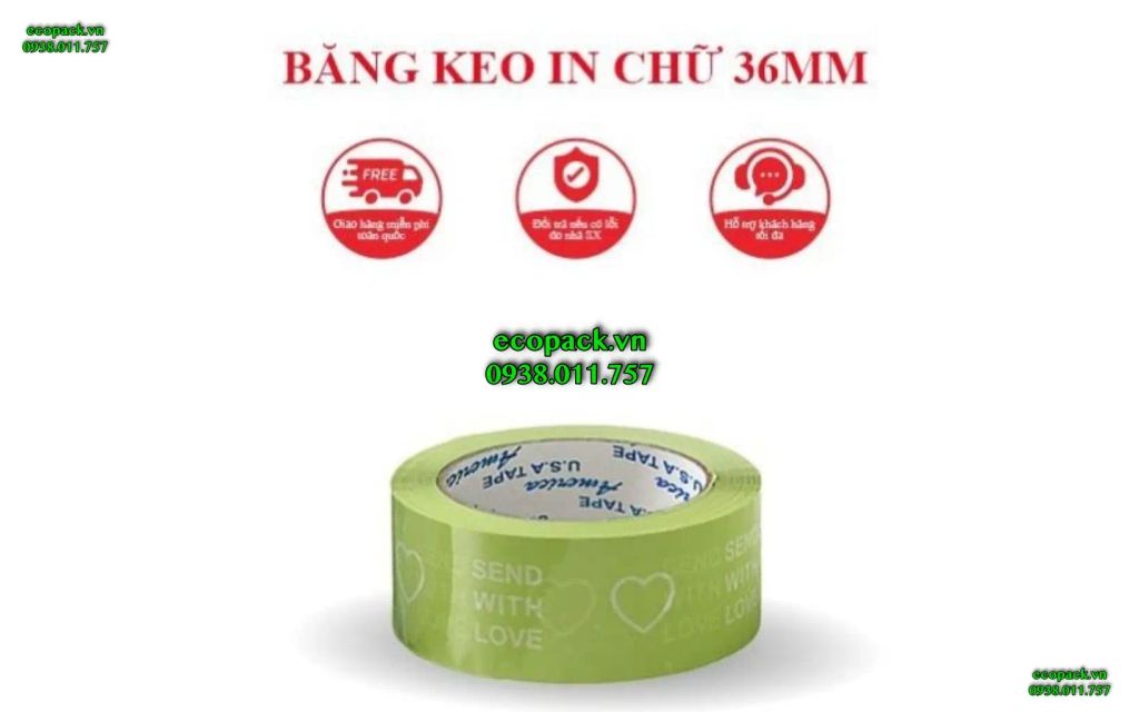 Băng keo in logo: Giải pháp quảng bá thương hiệu hiệu quả số 1 !