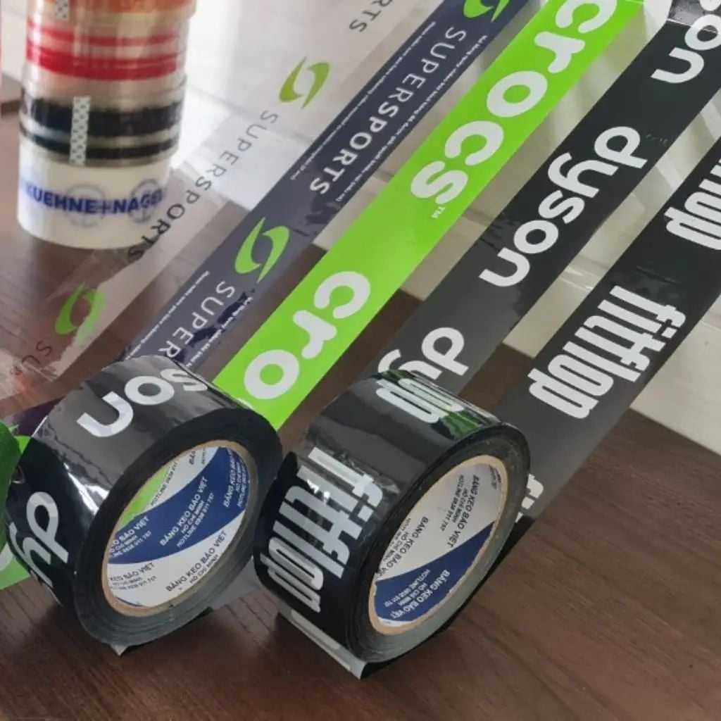 Băng keo in logo - Bí quyết tạo dấu ấn thương hiệu và nâng cao giá trị sản phẩm