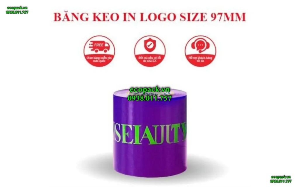 Băng keo in logo: Giải pháp quảng bá thương hiệu hiệu quả và tiết kiệm 2025