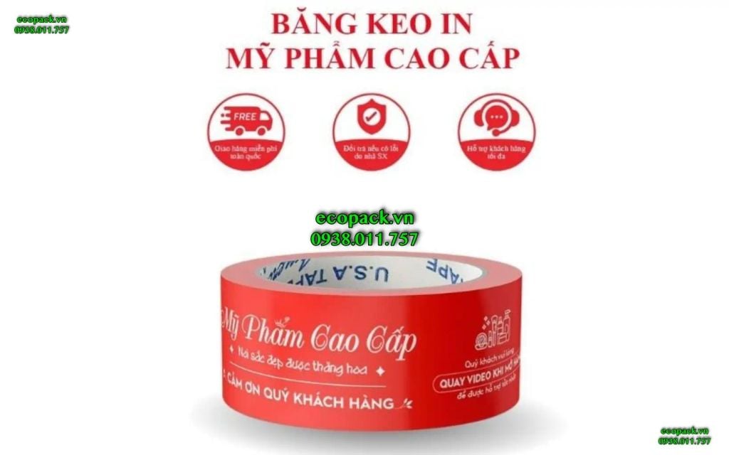 Băng dính in chữ: Chất lượng cao, mẫu mã đa dạng, phù hợp mọi nhu cầu 2025
