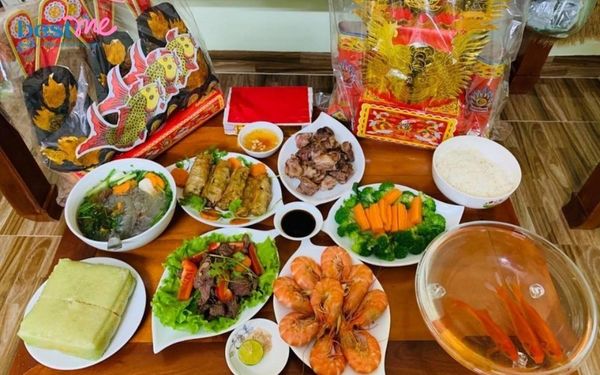 mâm cúng ông Táo đơn giản năm 2026