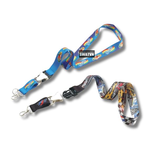 dây đeo thẻ in logo công ty