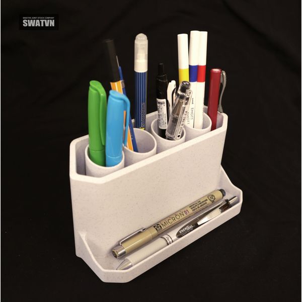 lọ đựng bút để bàn in 3d độc đáo