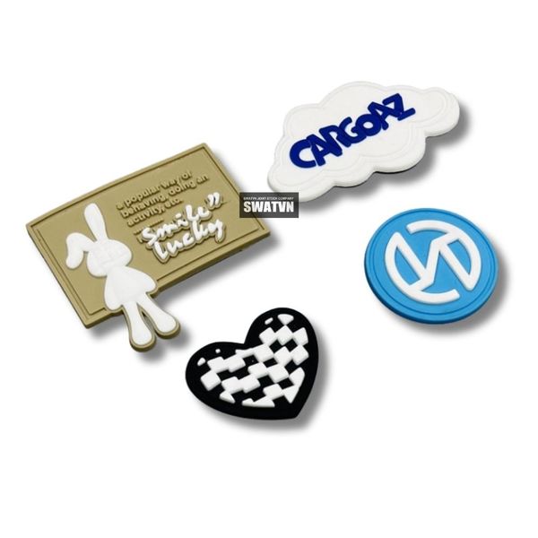 nhãn cao su may quần áo