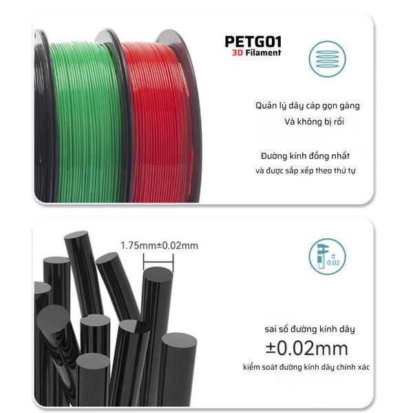 nhựa PETG in 3D cung ứng số lượng lớn