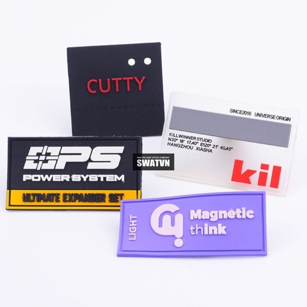 patch cao su gắn nón độc đáo