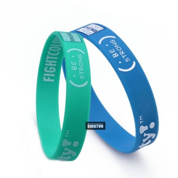 vòng đeo tay cao su silicon