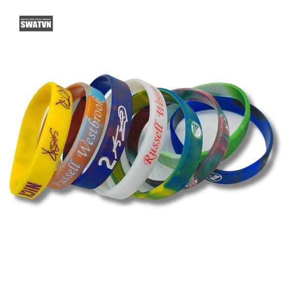 vòng đeo tay cao su silicon